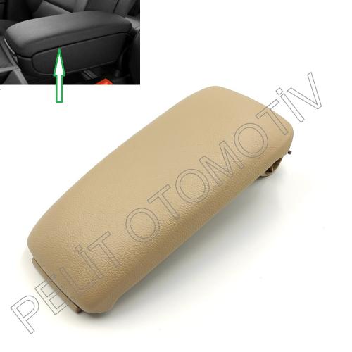 Audi A3 (2004-2012) Kol Dayama Kapağı Bej Deri 8P0864245