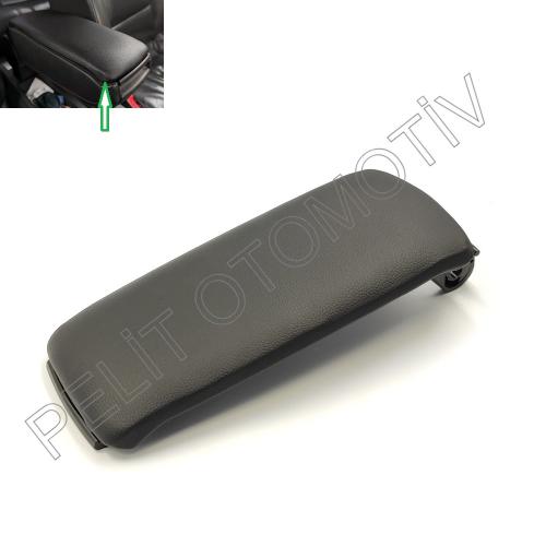 Audi A4 (2001-2005) Kol Dayama Kapağı (Siyah Deri) 4B0864245