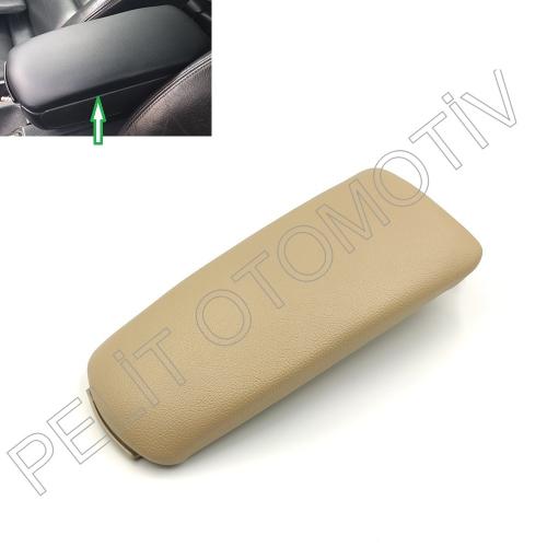 Audi A4 (2001-2008) Kol Dayama Kapağı Bej Deri 8E0864245