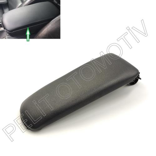 Audi A4 (2001-2008) Kol Dayama Kapağı Siyah Deri 8E0864245