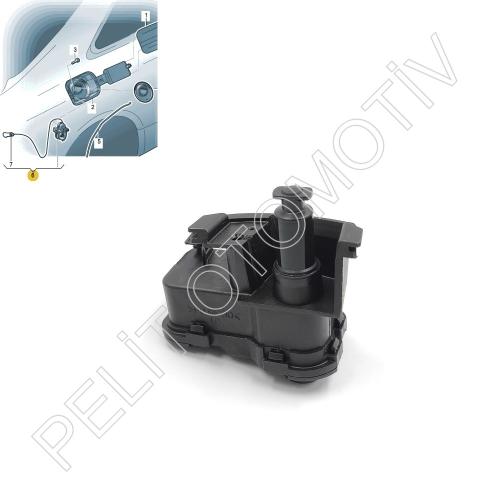 Audi A4 Depo Kapak Kilit Motoru 8K0862153H 8K0862153J