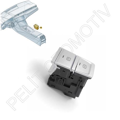 Audi A7 Park El Fren Düğmesi 4K0927225B (2019-2024) Orijinal