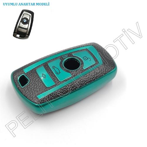 Bmw M3 M4 E34 E90 Anahtar Kılıfı Süperlüx Keyless Yeşil
