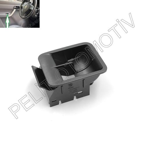 Caddy  (2004-2015) Sol Cam Açma Düğme Çerçevesi 1T0959527