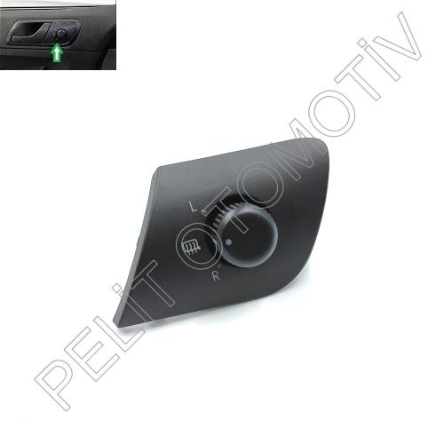 Fabia (2000-2004) Ayna Ayar Düğmesi 6Y1959565F