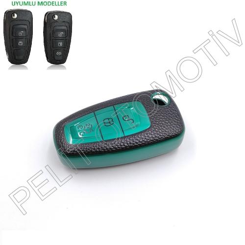 Ford C Max Kuga Tourneo Süperlüx Anahtar Kılıfı Yeşil