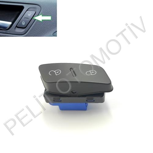 Golf (2004-2014) Merkezi kilit Düğmesi 1K0962125B