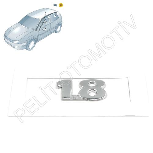Golf 4 Bagaj Kapak 1.8 Krom Yazı 3B0853675