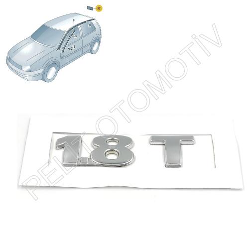 Golf 4 Bagaj Kapak 1.8T Krom Yazı 3B0853675A