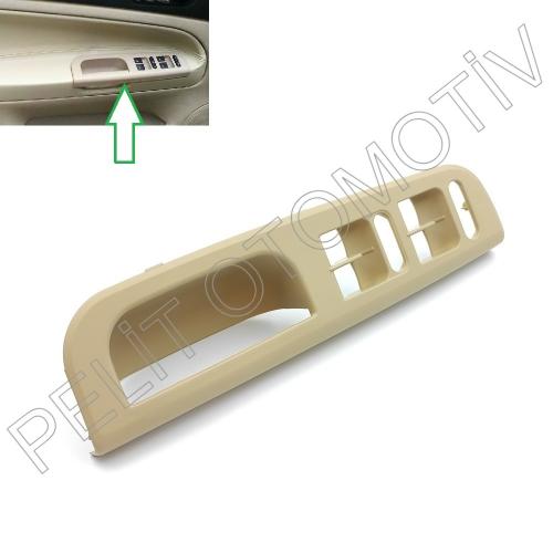 Golf 4 Sol Ön Cam Açma Düğme Çerçevesi 3B1867171E Bej