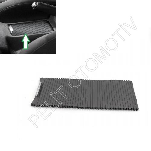 Eos Orta Konsol Bardaklık Sürgülü Kapak Siyah