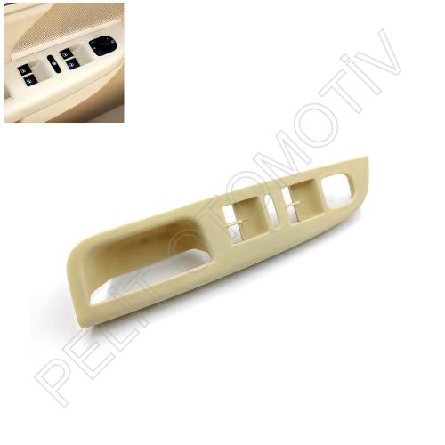 Jetta Sol Ön Kapı Kolu Cam Düğme Yuvası 1K4868049C Bej