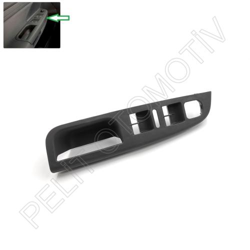 Jetta Sol Ön Kapı Kolu Cam Düğme Yuvası 1K4868049C Siyah