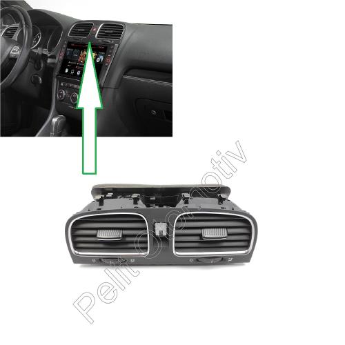 Golf 6  (2009 / 2013) Torpido Ön Orta  Havalandırma  5K0819728N