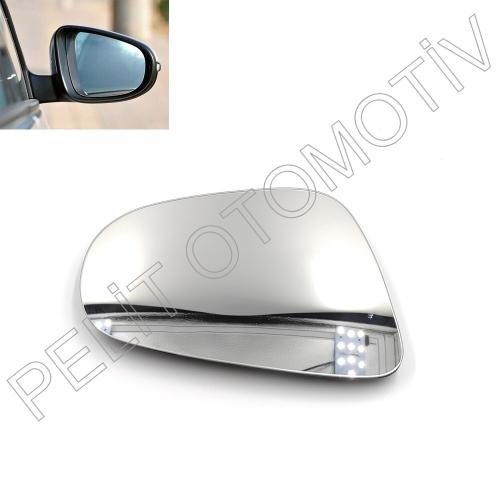 Golf 6 (2009-2013) Sağ Dış Ayna Camı 5K0857522