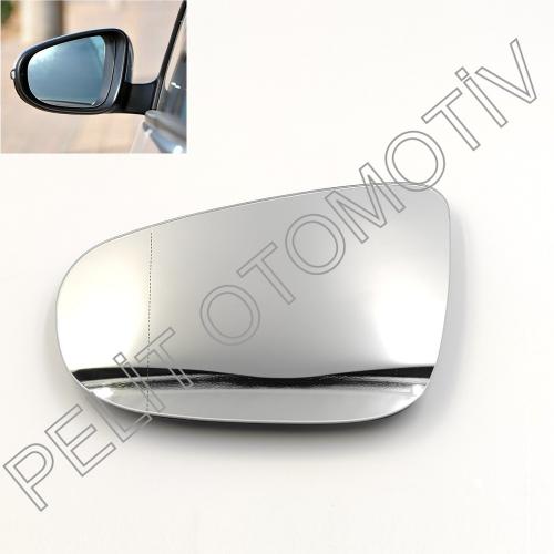 Golf 6 (2009-2013) Sol Dış Ayna Camı 5K0857521