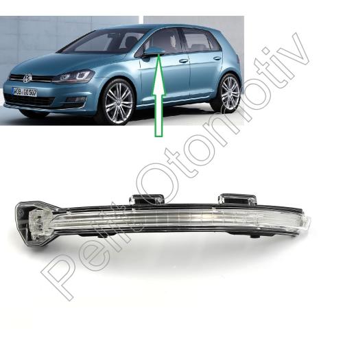 Golf 7 - 7,5 Ayna Sinyali Lambası Sol 5G0949101 (OEM)