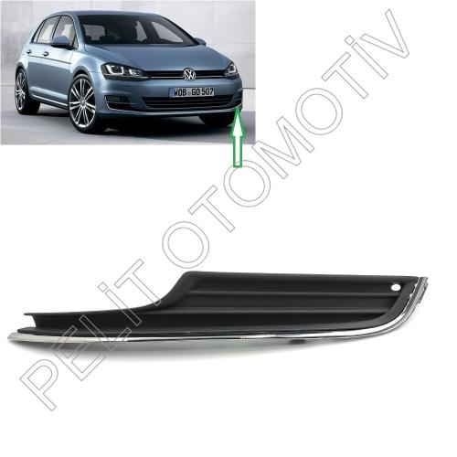 Golf 7 (2013-2017) Sol Sis Farı Çerçevesi Kapağı 5G0854661