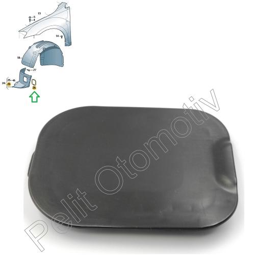 Golf 7 Ön Çamurluk Davlumbaz Kapağı 5G0805413C (Orjinal)