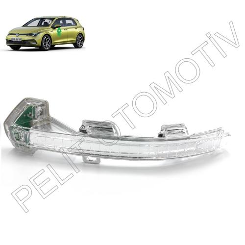 Golf 8  (2021 Ve Sonrası) Sol Ayna Sinyali 3G0949101A Oem