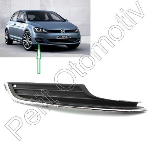 Golf 7 (2013-2017) Sağ Sis Farı Çerçevesi Kapağı 5G0854662