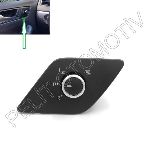 Jetta (2011-2018) Ayna Ayar Düğmesi 5C7959565 5C7959565K