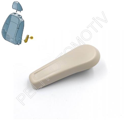 Jetta Sırtlık Ayar Kolu 5C6881236 (2011-2018) Bej