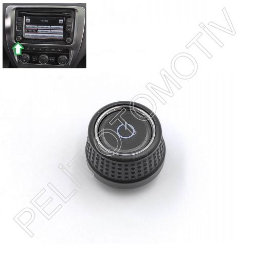 Jetta Teyp Radyo Kontrol Düğmesi Açma Kapama (Ses) 2011-2014