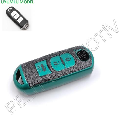 Mazda Cx-3 Cx-5 Cx-7 Cx-9 Anahtar Kılıfı Süperlüx Yeşil