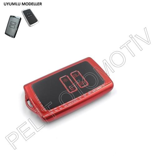 Megane 4 Kaptur Kaleos Kadjar Clio 5 Anahtar Kılıfı Süperlüx Kırmızı