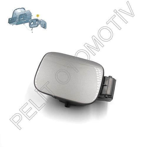 Octavia Dış Yakıt Depo Kapağı 1Z5809857G 2004-2013 Gri Metalik Boyalı