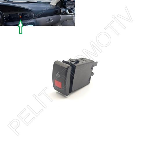 Octavia Dörtlü Flaşör Düğme 1U0953235F (1997-1999)