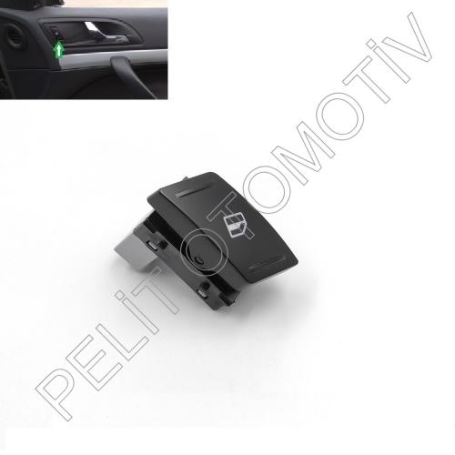 Skoda Yeti Sağ Ön Sağ Arka Tekli Cam Düğmesi 1Z0959856