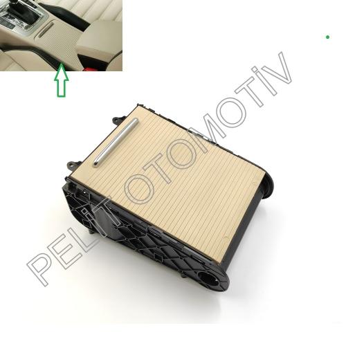 Passat CC (2009-2017) Orta Konsol Sürgülü Bardaklık 3C0858329H Bej