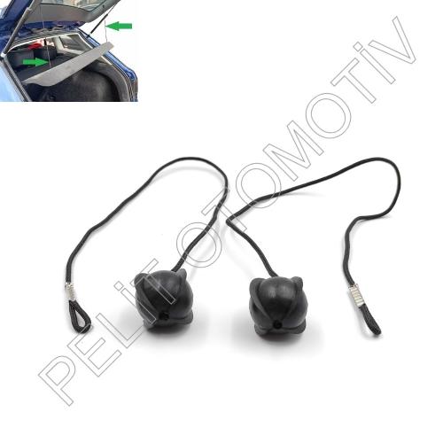 Polo 2002-2008 Bagaj Pandizot Askı İpi 6Q0863447B İki Adet 