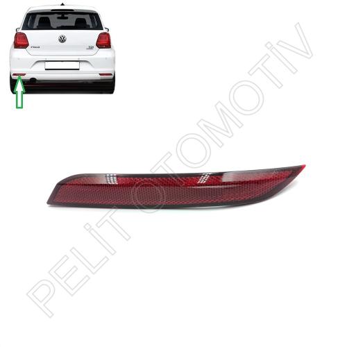 Polo Arka Tampon Reflektörü Sol Dış 6C0945105B (2015-2018)