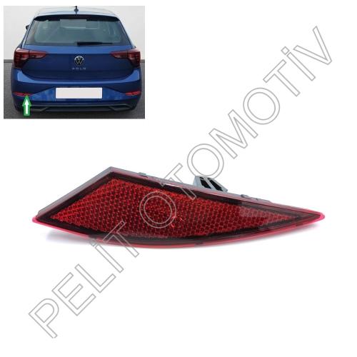 Polo Arka Tampon Reflektörü Sol İç 2G0945103 (2018-2025)