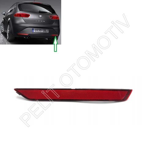 Seat Leon Arka Tampon Reflektörü Sağ 1P0945106D (2006-2013)