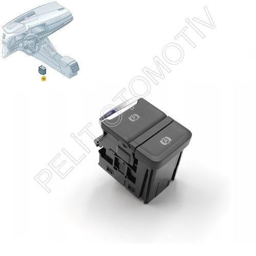 Skoda Octavia Park El Fren Düğmesi 5E4927225 (2020-2024)