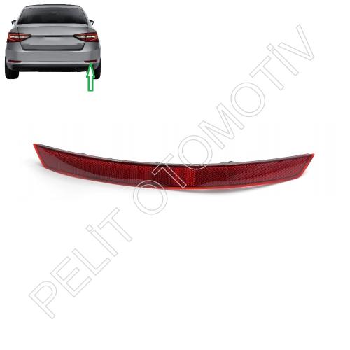 Superb Sağ Arka Tampon Reflektörü 3V5945106 (2016-2023)