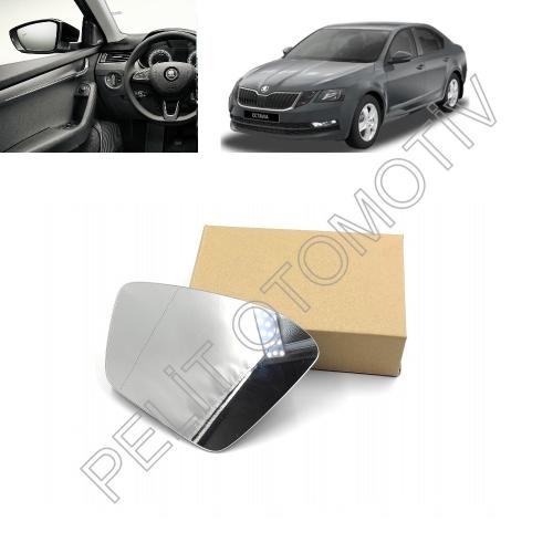 Superb Sol Ayna Camı 3V0857521 (2015-2022) Iıstmalı