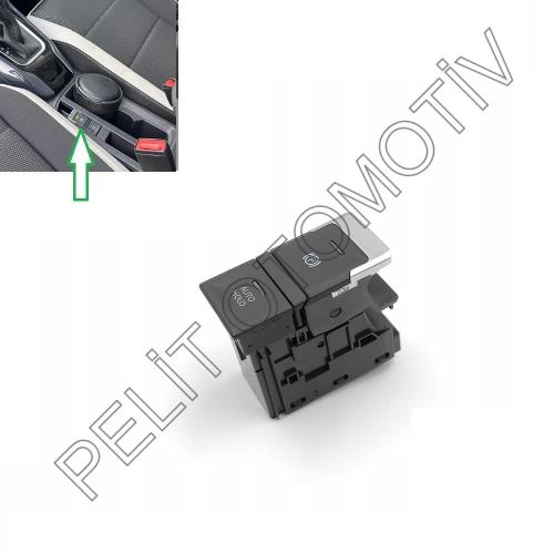 T-Roc Park El Fren Düğmesi 2GA927225  (2018-2024) Orjinal