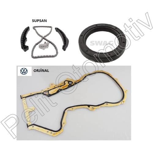 VOLKSWAGEN AUDİ SEAT SKODA EKSANTRİK ZİNCİR SETİ 03C109158A 
