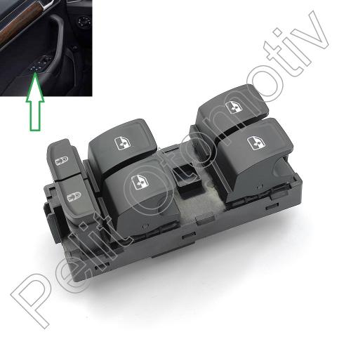 KODIAQ SOL DÖRTLÜ CAM DÜĞMESİ 3G0959857B