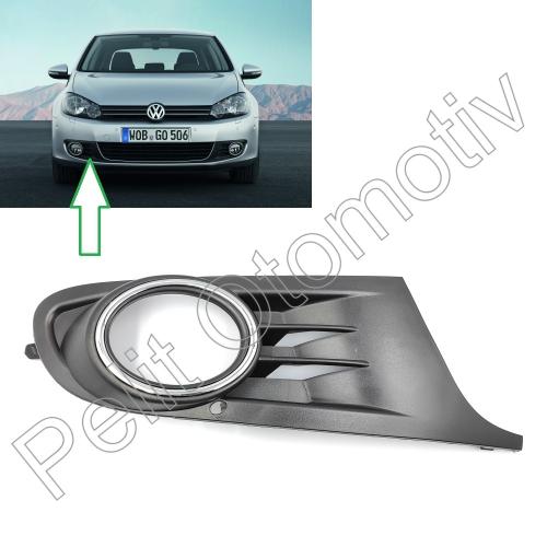 Golf 6 (2009-2013) Sağ Sis Farı Çerçevesi Kapağı 5K0853666