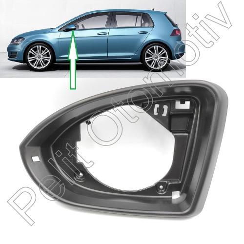 Golf 7 (2013-2020) Sol Ayna Çerçevesi 5G0857601A 