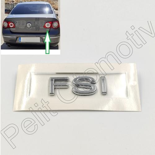 Passat (2006-2011) Bagaj Kapağı FSI Yazısı 3C0853675