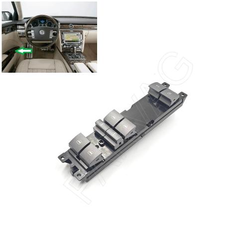 Phaeton Sol Dörtlü Cam Düğmesi 3D1959857B 5W8 (2002-2009) Orjinal