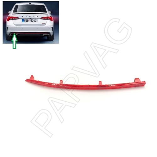 Skoda Octavia RS Arka Tampon Reflektörü Sol 5E6945105 (2020-2026) Orijinal