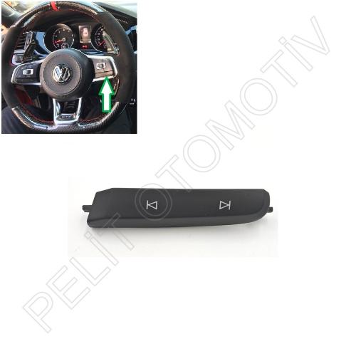 Volkswagen GTI Direksiyon Radyo Değiştirme Düğmesi Tuşu Sağ 5G0959442